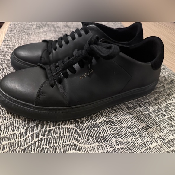 Axel Arigato Black Leather Sneakers - Picture 3 of 7